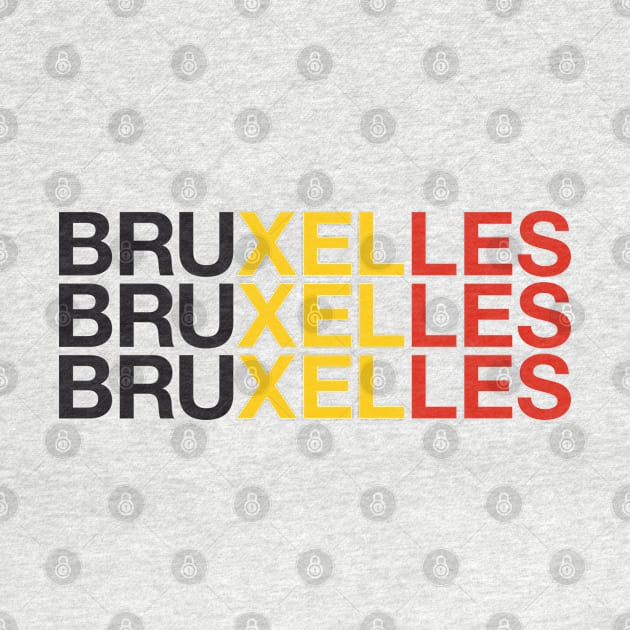 BRUXELLES Belgian Flag by eyesblau